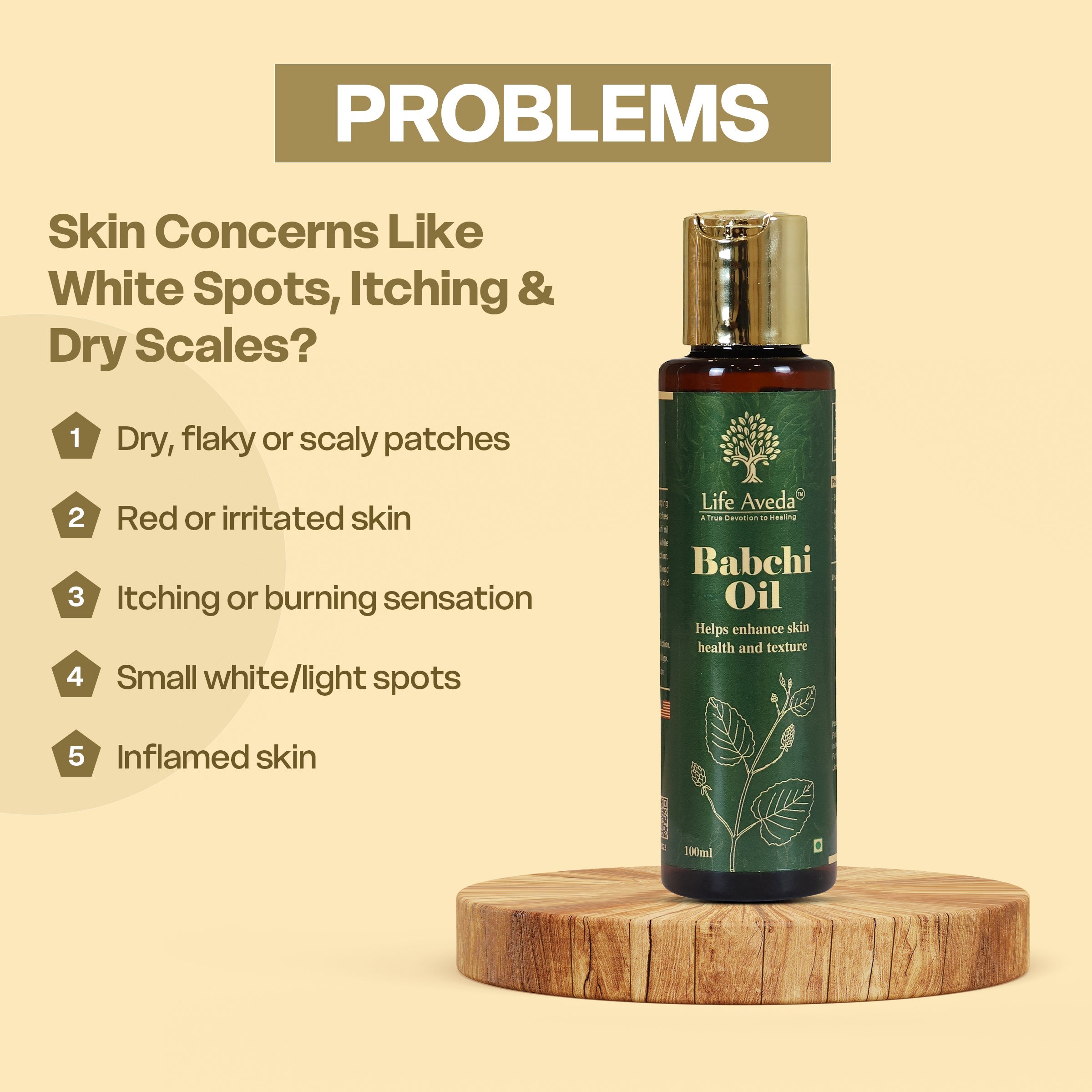 Life Aveda Babchi Oil – Ayurvedic Support for Pigmentation & Skin Renewal