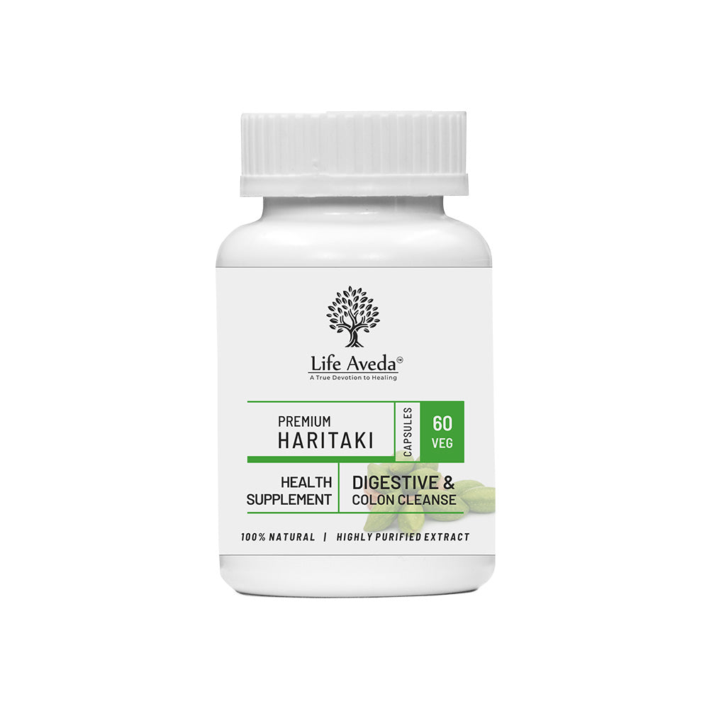 Ayurvedic Haritaki Capsules (60) | Natural Haritaki Herbal Supplement ...